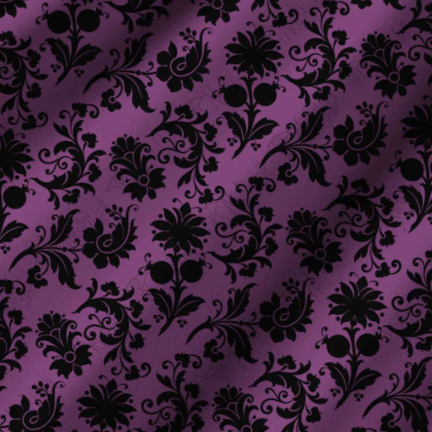 Black Floral Lightweight Hawaiian Shirt