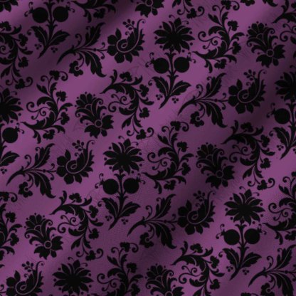 Black Floral Lightweight Hawaiian Shirt
