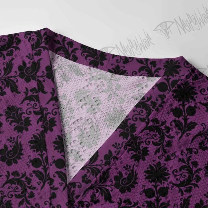 Black Floral Pointelle Cardigan