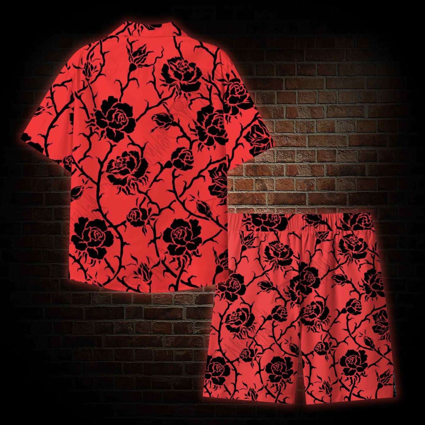  Rose Lightweight Hawaiian Shirt