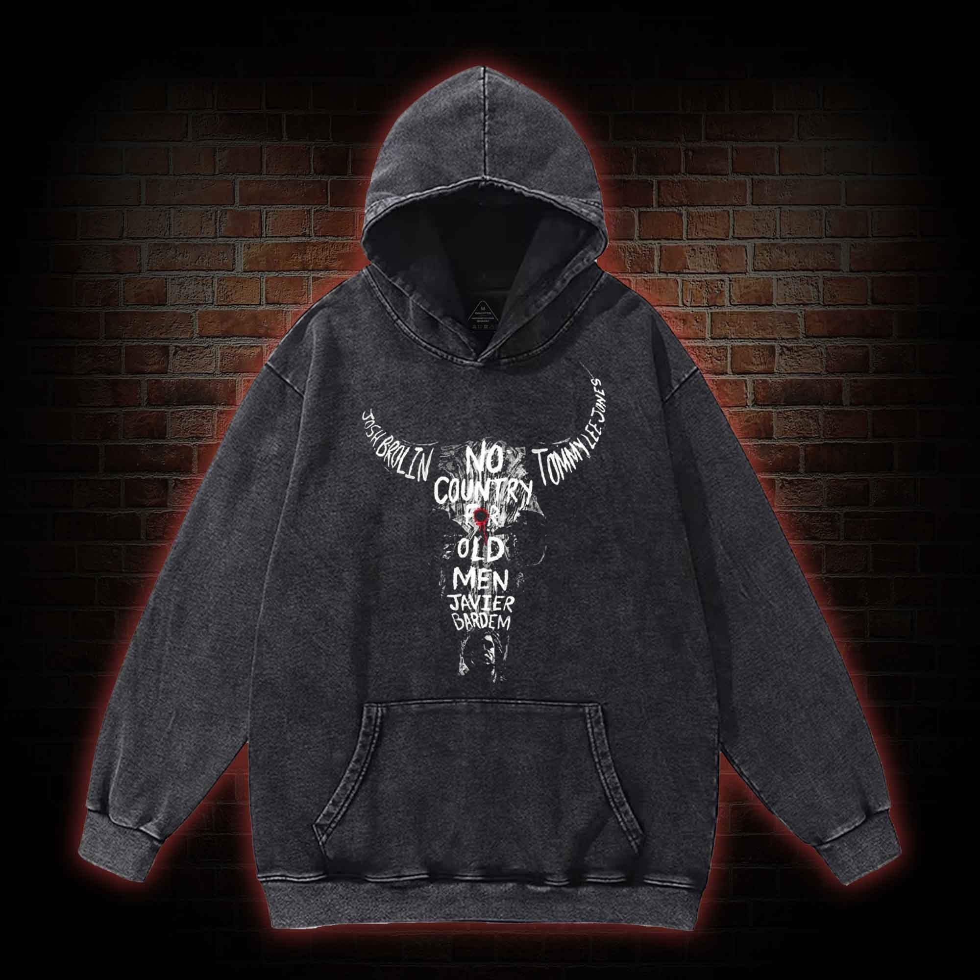 There are No Clean Getaways Washed Hoodie