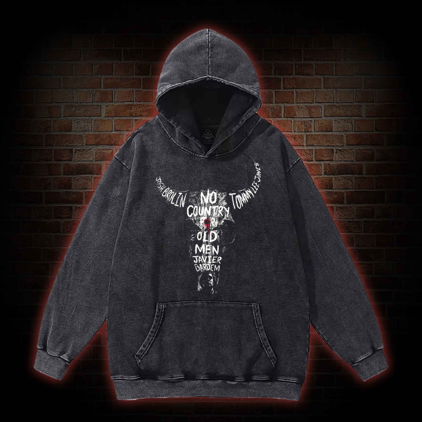 There are No Clean Getaways Washed Hoodie