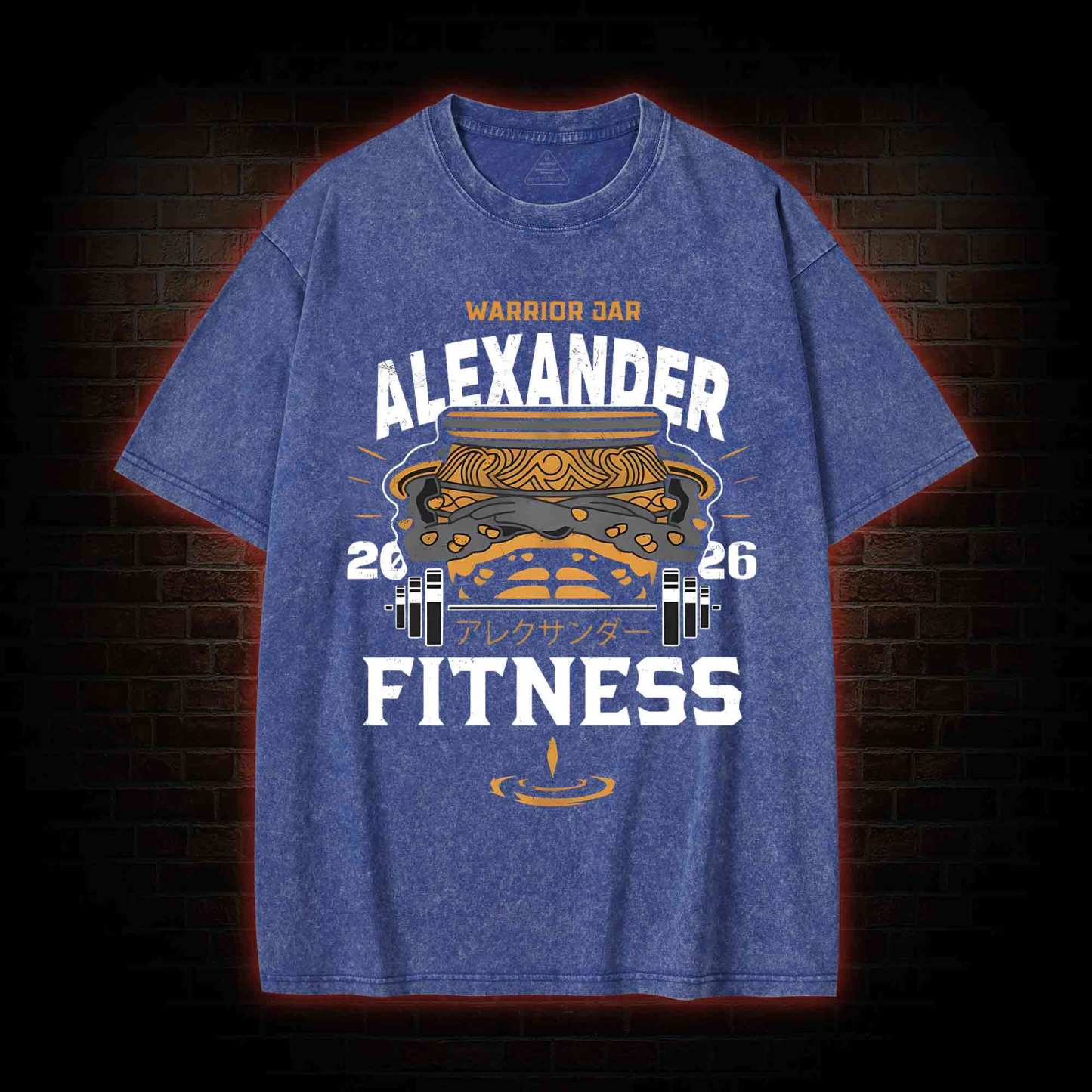 Warrior Jar Alexander Fitness Washed T-shirt