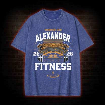 Warrior Jar Alexander Fitness Washed T-shirt