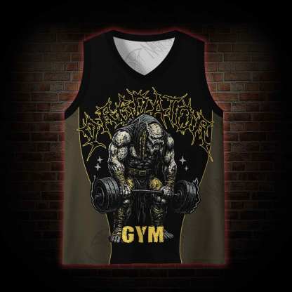 Alien Hunter Gym Mesh Jersey Tank Top