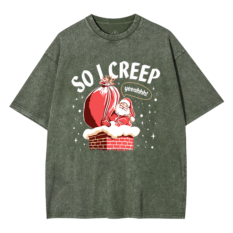 So I Creep Washed T-shirt