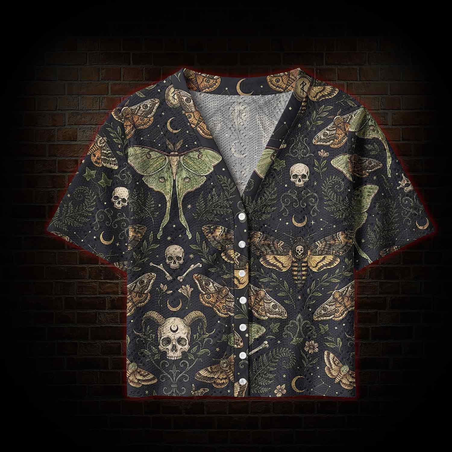 Mystical Moth Pointelle Cardigan