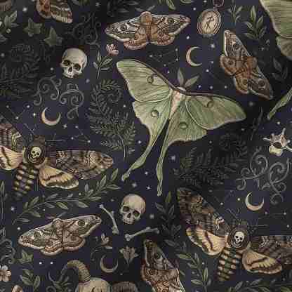  Mystical Moth Lightweight Hawaiian Shirt
