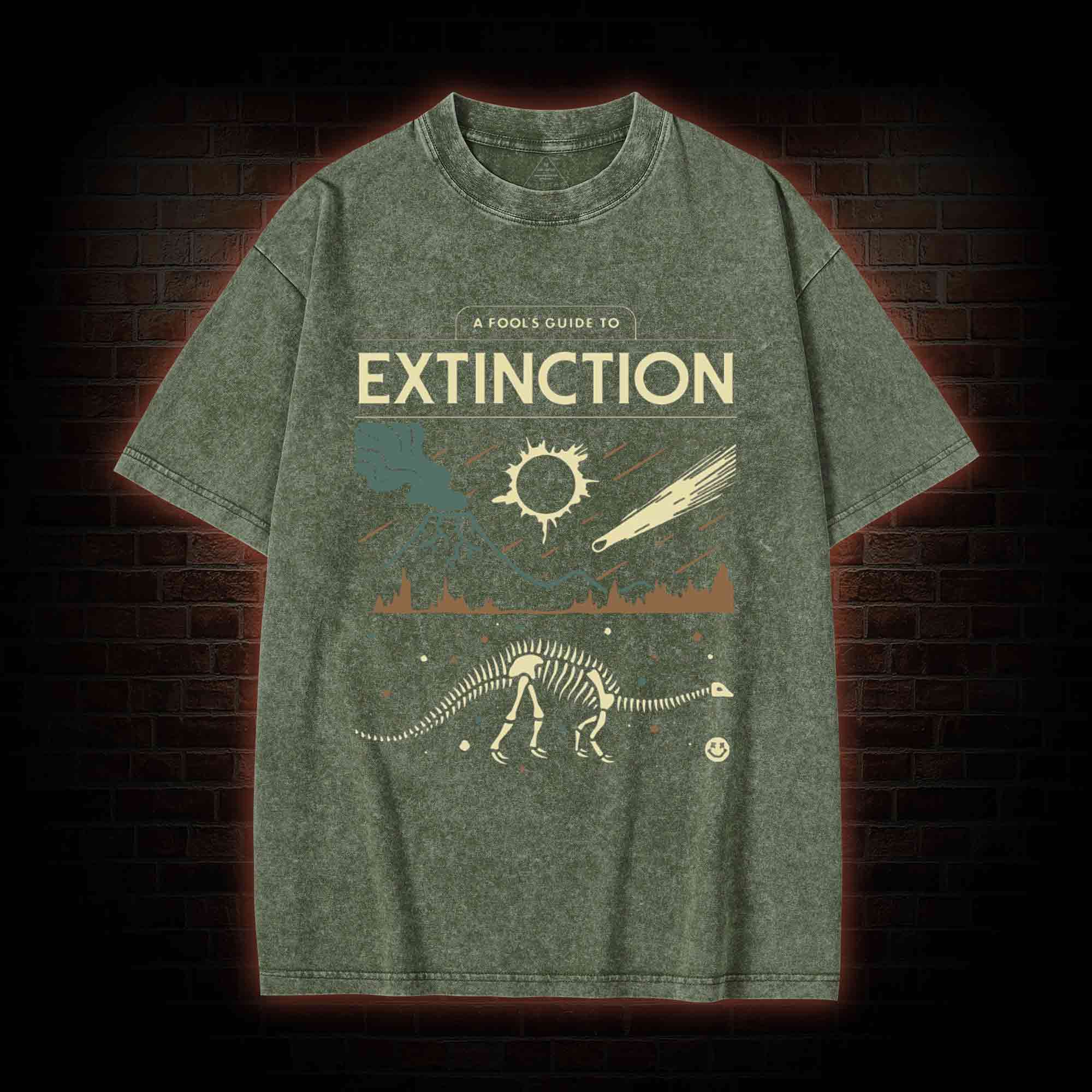 A Fool's Guide To Extinction Washed T-shirt