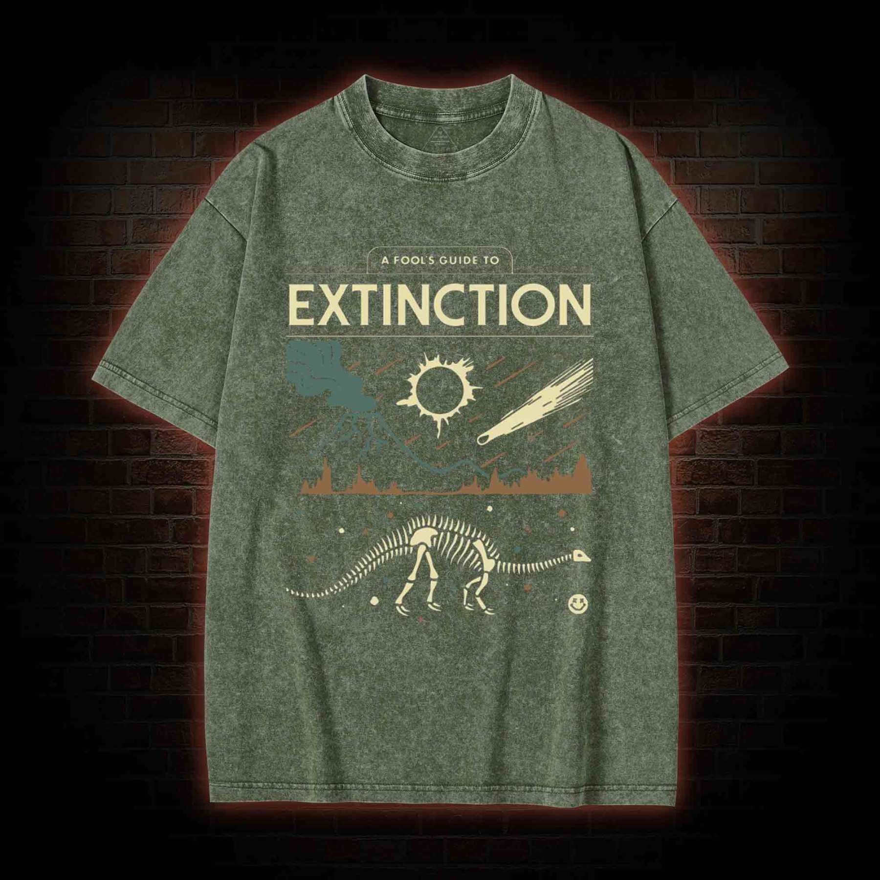 A Fool's Guide To Extinction Washed T-shirt