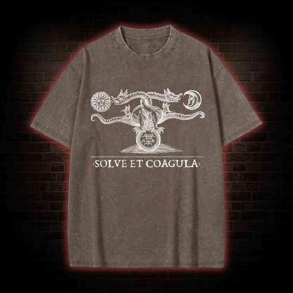 Solve Et Coagula Washed T-shirt