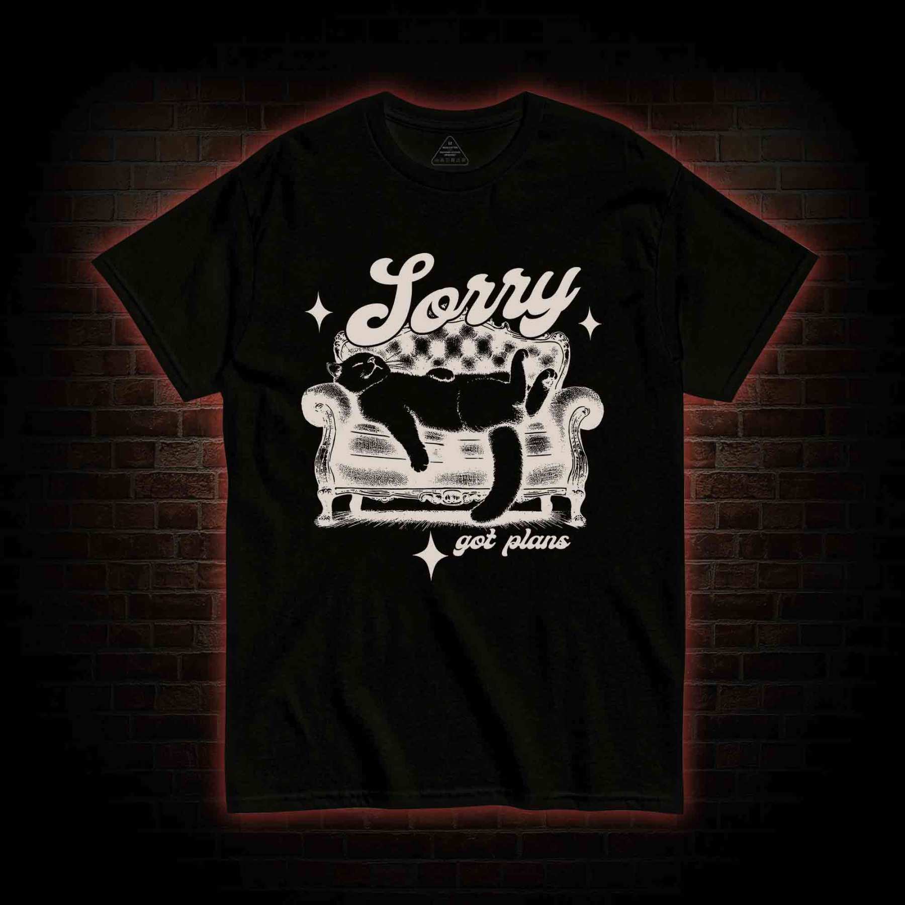 Sorry Got Plan T-shirt