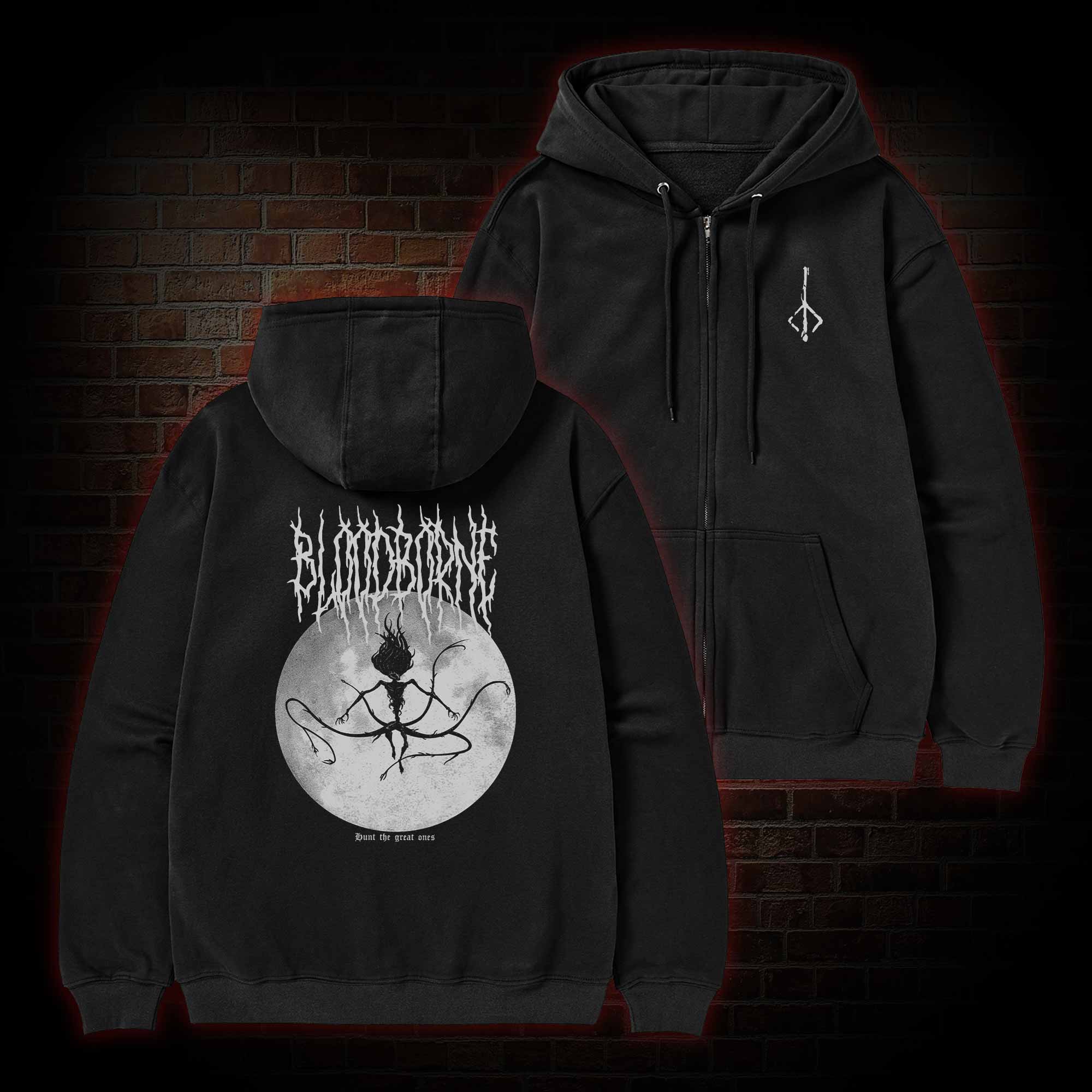 Hunt The Great Ones Zipper Hoodie