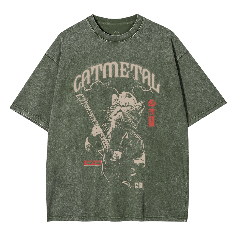 Catmetal Washed T-shirt