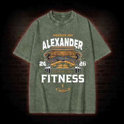 Warrior Jar Alexander Fitness Washed T-shirt