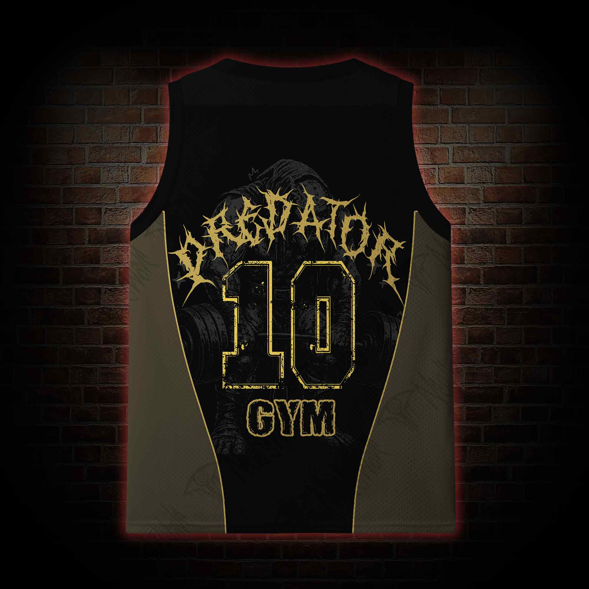 Alien Hunter Gym Mesh Jersey Tank Top