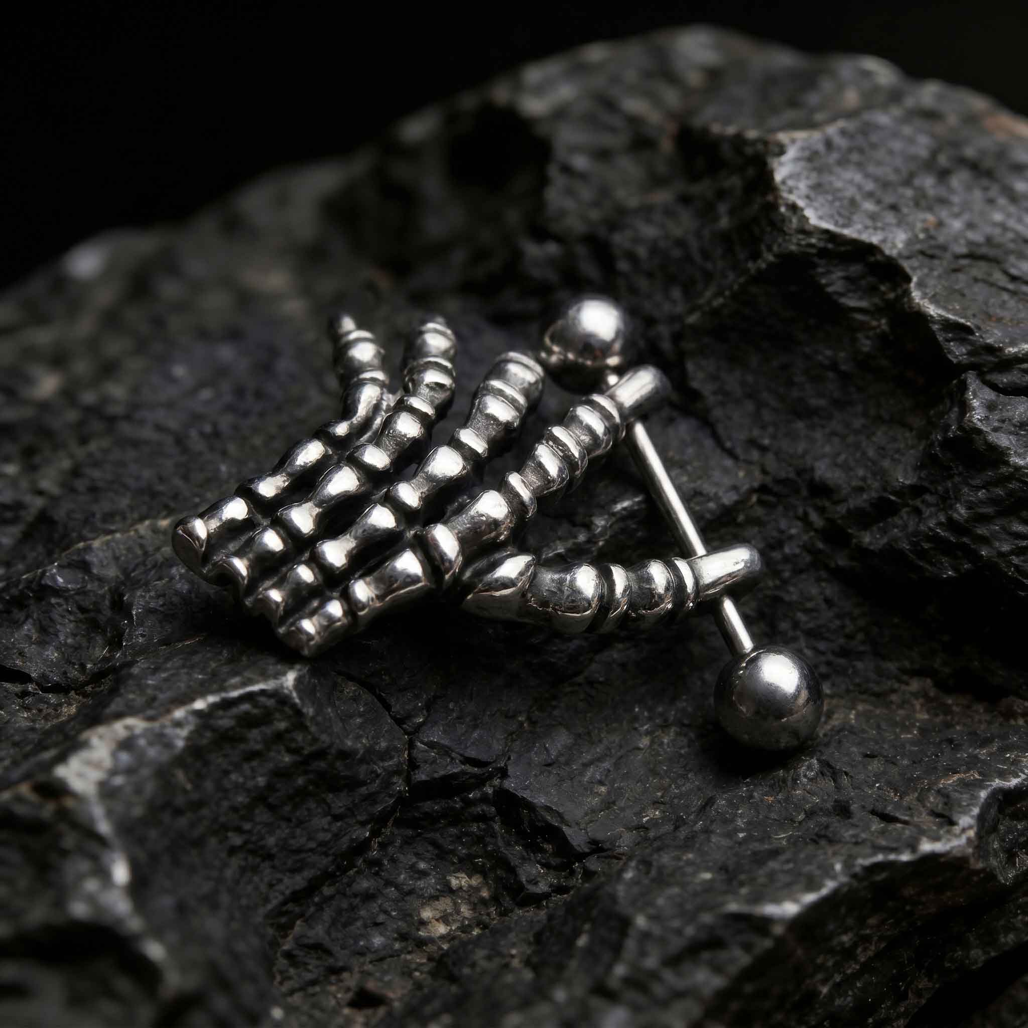 Gothic Skeleton Multi Style Piercing Jewelry Set