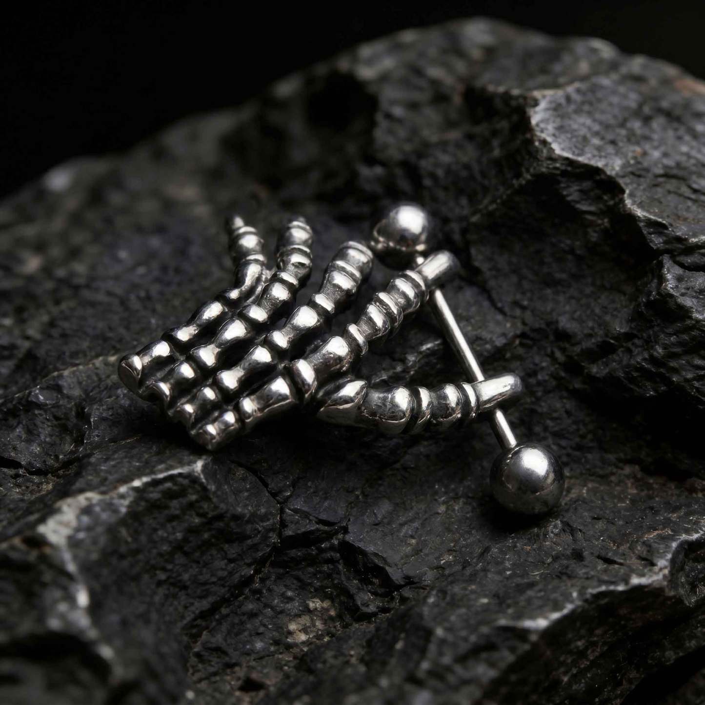 Gothic Skeleton Multi Style Piercing Jewelry Set