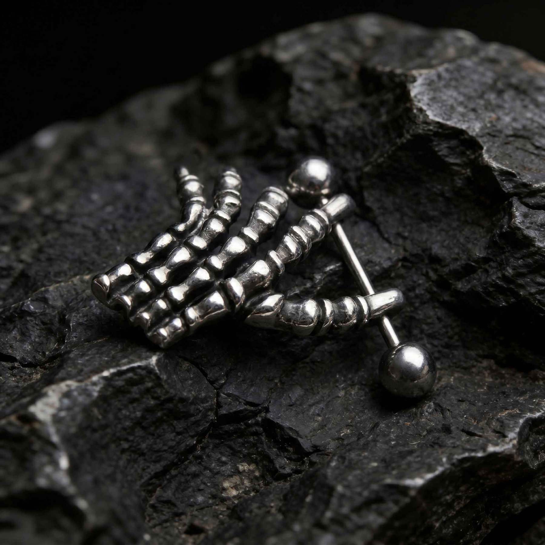 Gothic Skeleton Multi Style Piercing Jewelry Set