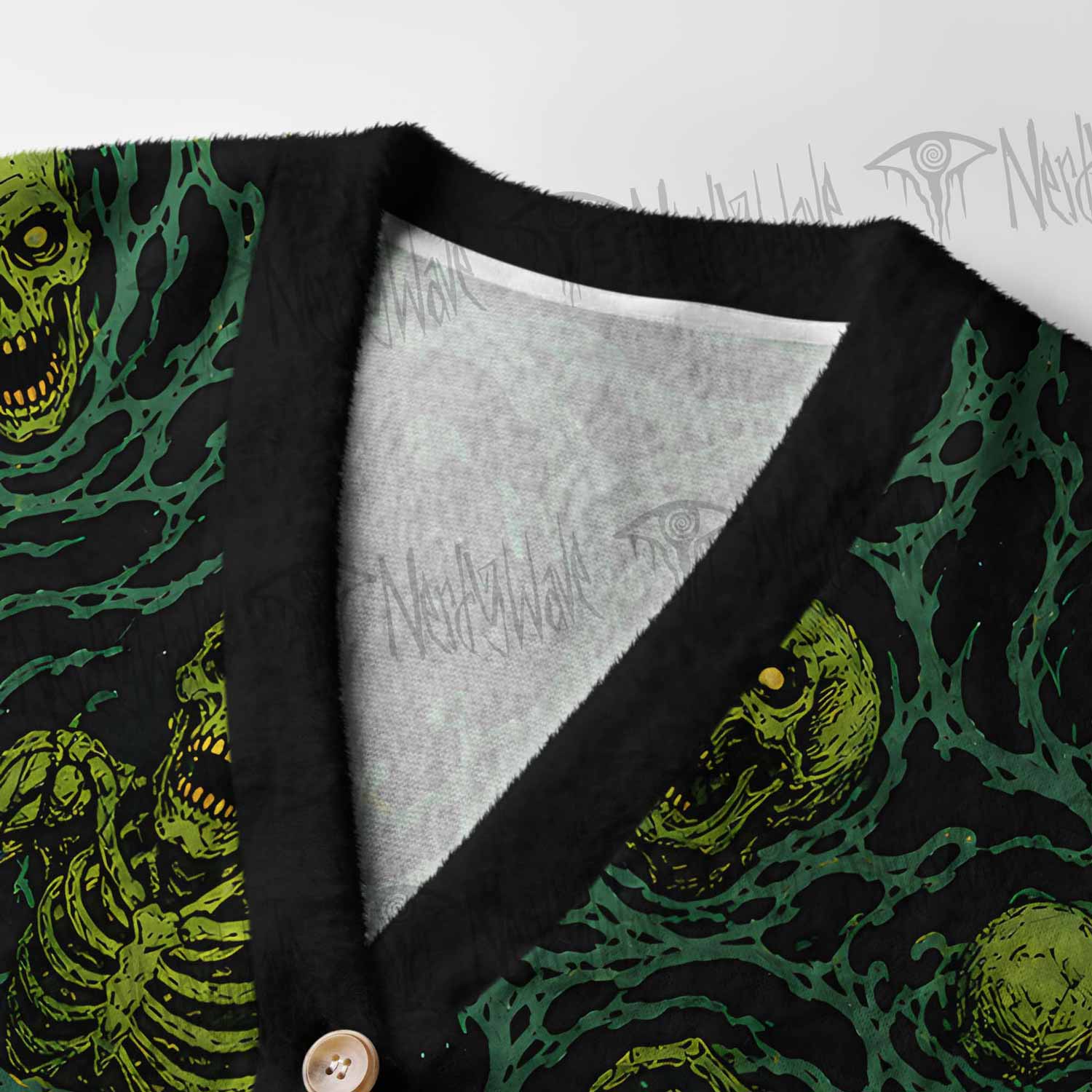 Toxic Skeleton Tide Women's Cardigan Sweater
