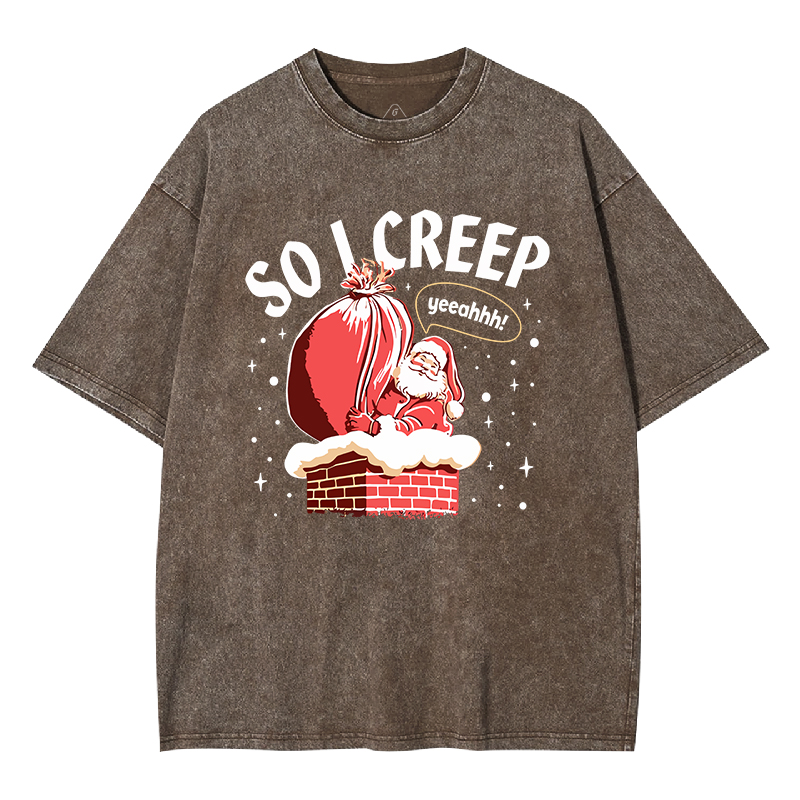 So I Creep Washed T-shirt