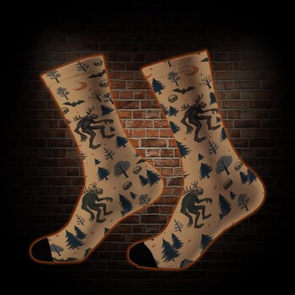 Wendigo in the Forest Socks