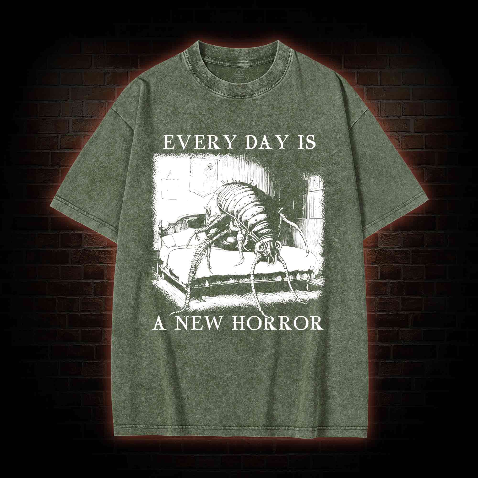 Every Day Is A New Horror Washed T-shirt