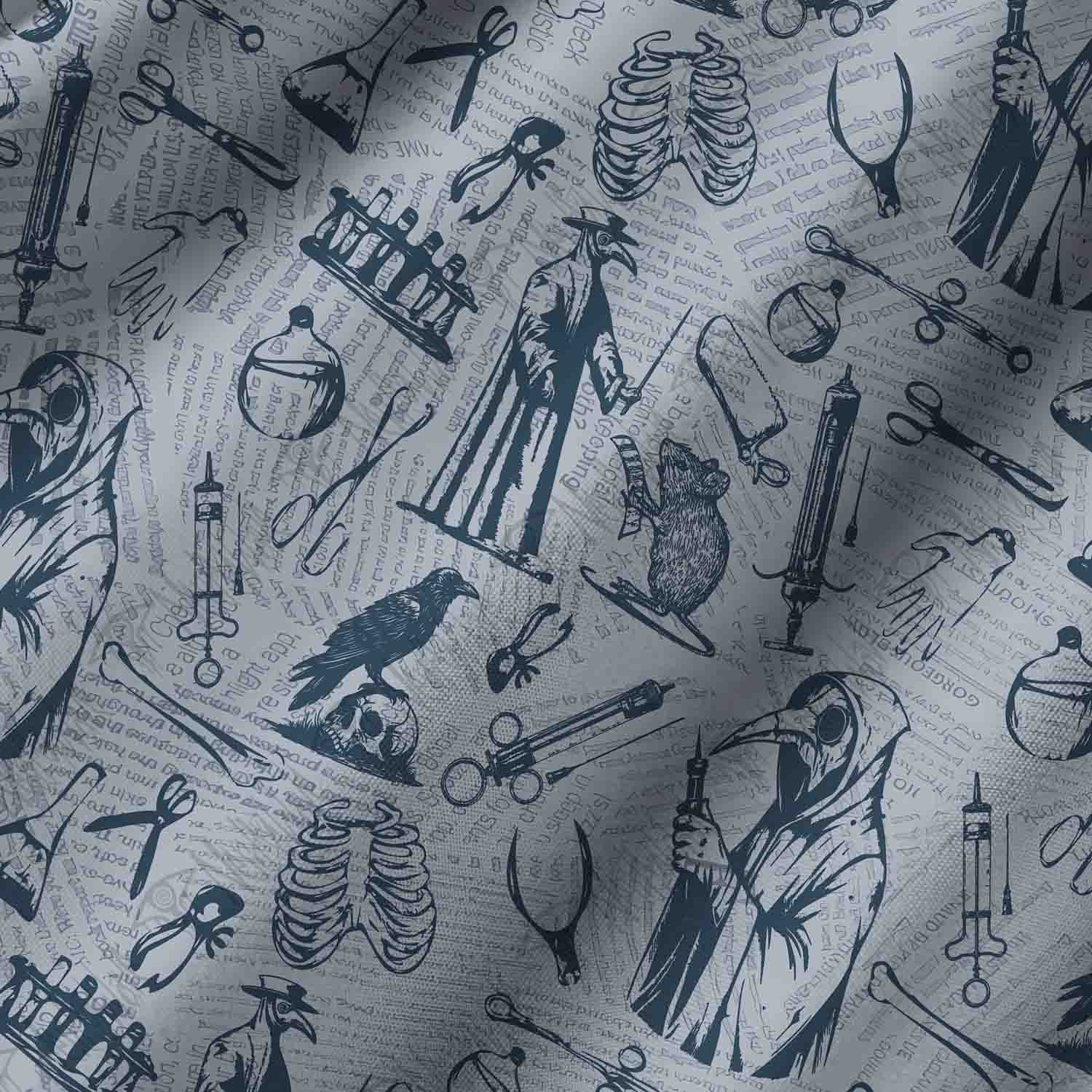  Black Death Lightweight Hawaiian Shirt