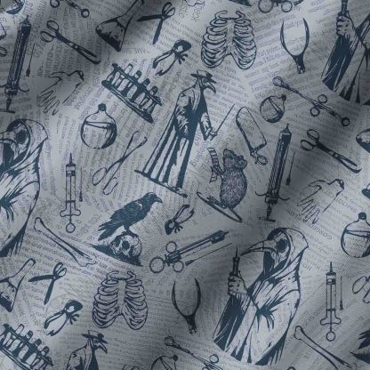  Black Death Lightweight Hawaiian Shirt