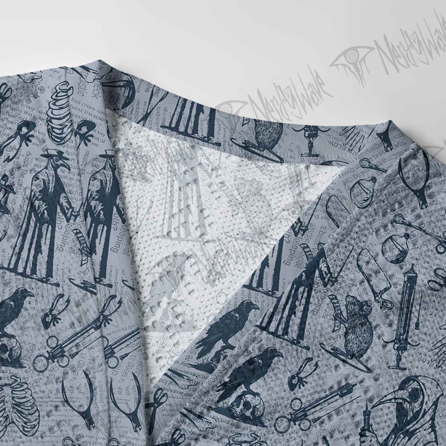  Black Death Pointelle Cardigan