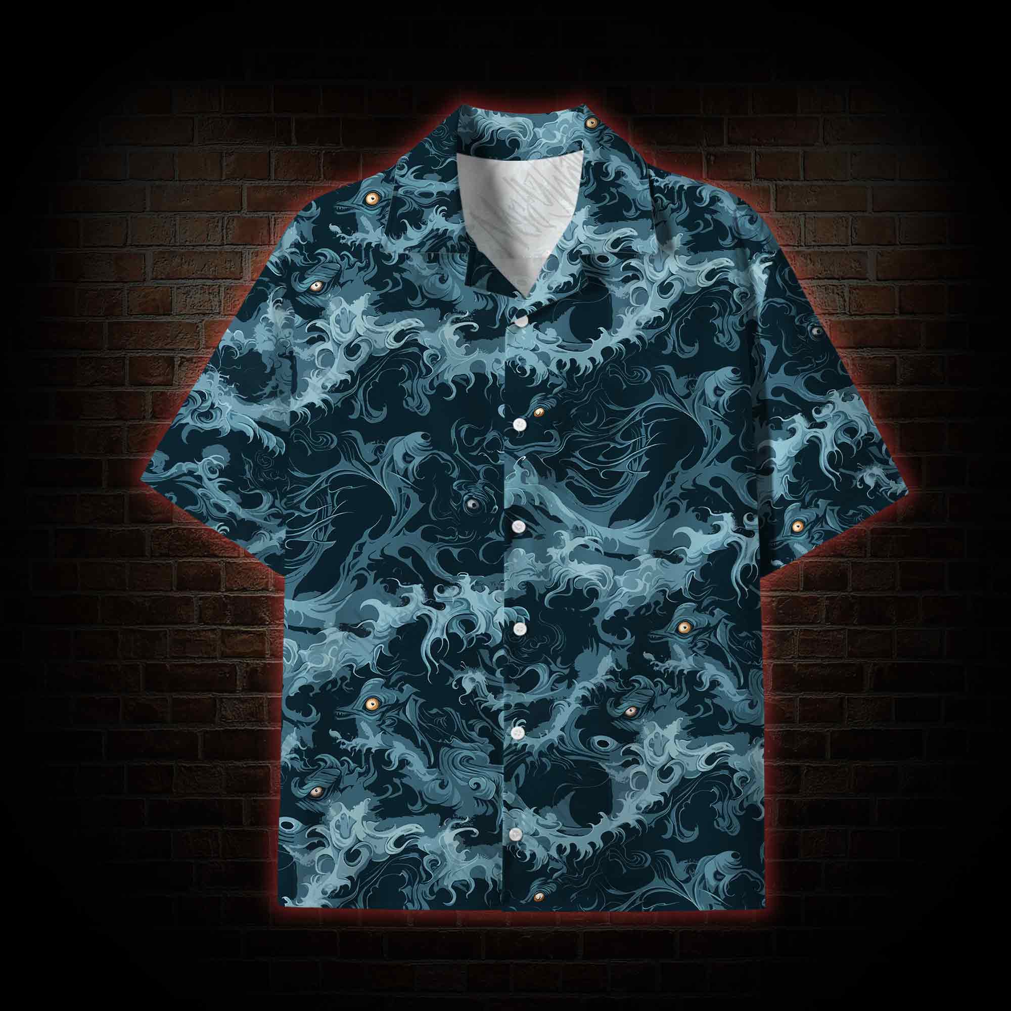 Wave Wide Lightweight Hawaiian Shirt