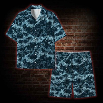 Wave Wide Lightweight Hawaiian Shirt