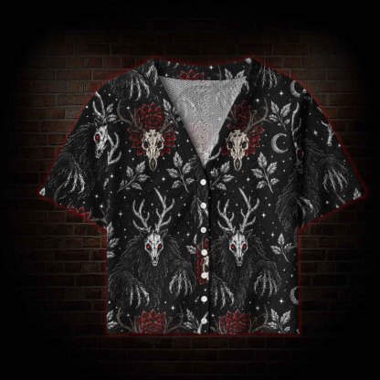 Wendigo Skulls Pointelle Cardigan