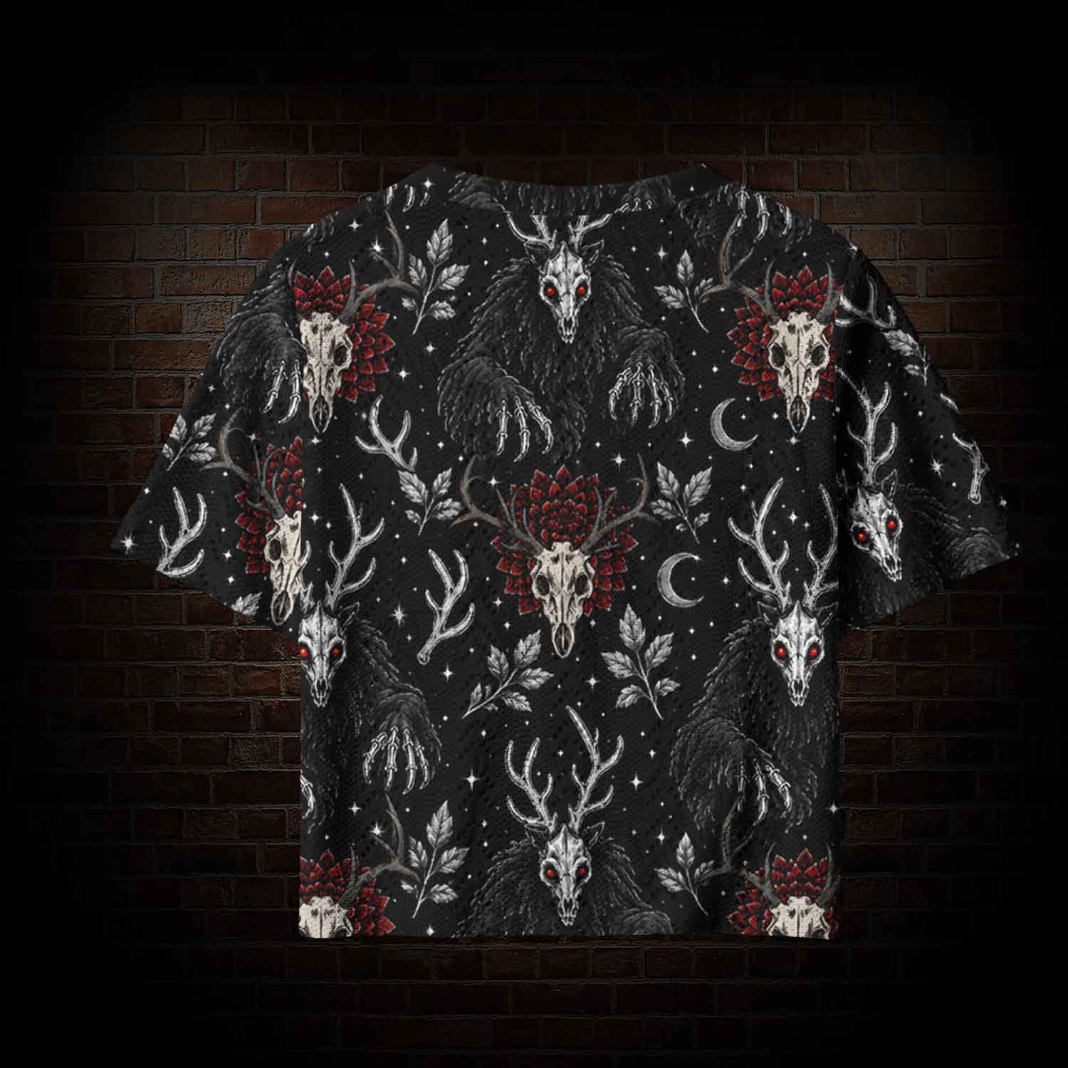 Wendigo Skulls Pointelle Cardigan