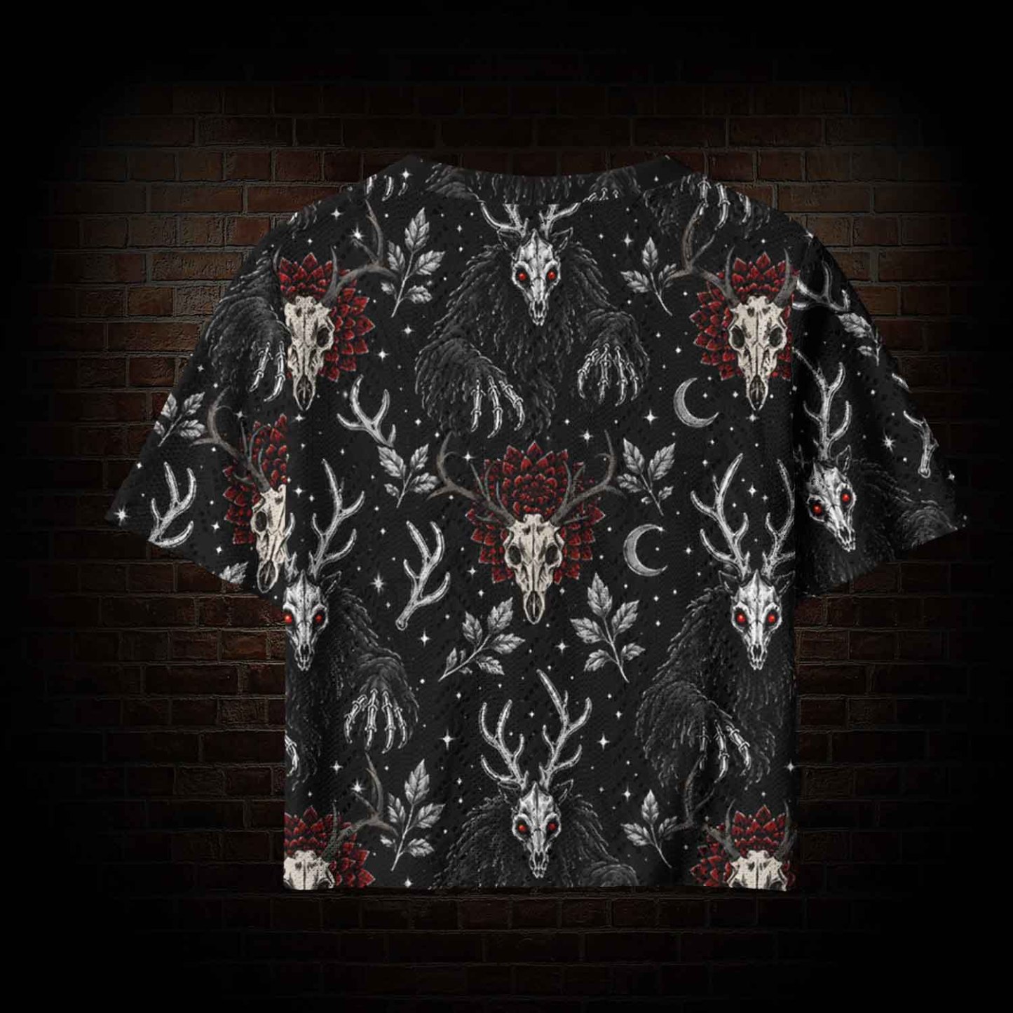 Wendigo Skulls Pointelle Cardigan