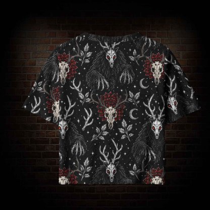 Wendigo Skulls Pointelle Cardigan