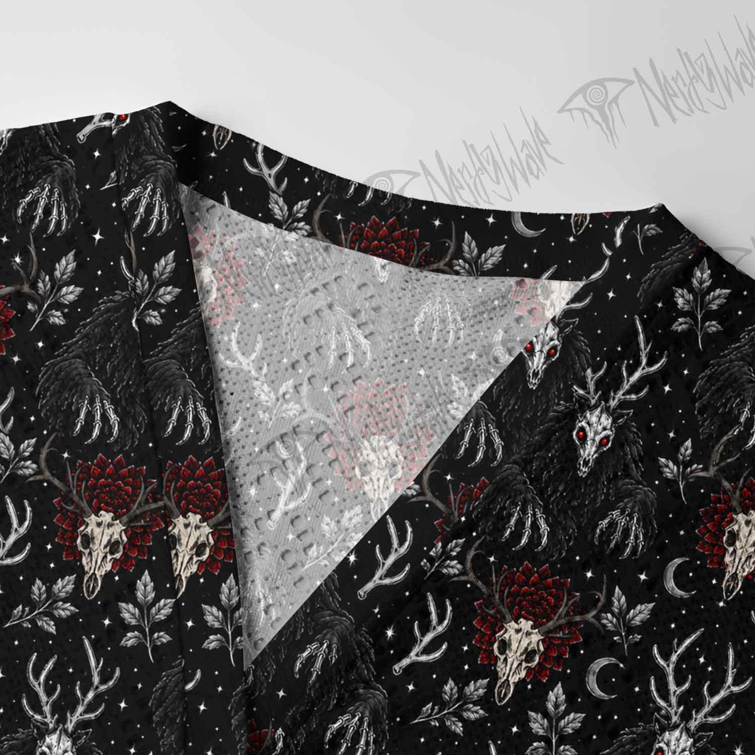 Wendigo Skulls Pointelle Cardigan