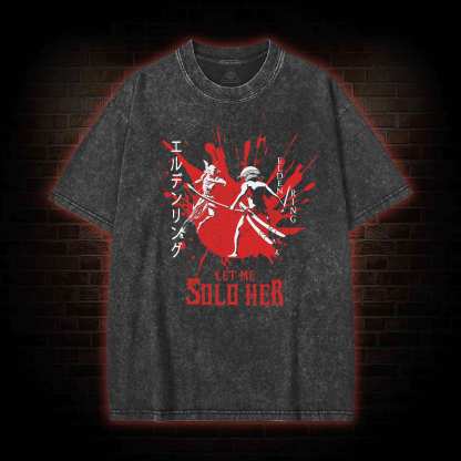 Vintage Let Me Solo Her Washed T-shirt