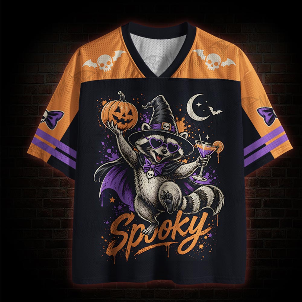 Spookey Raccoon Mesh Jersey