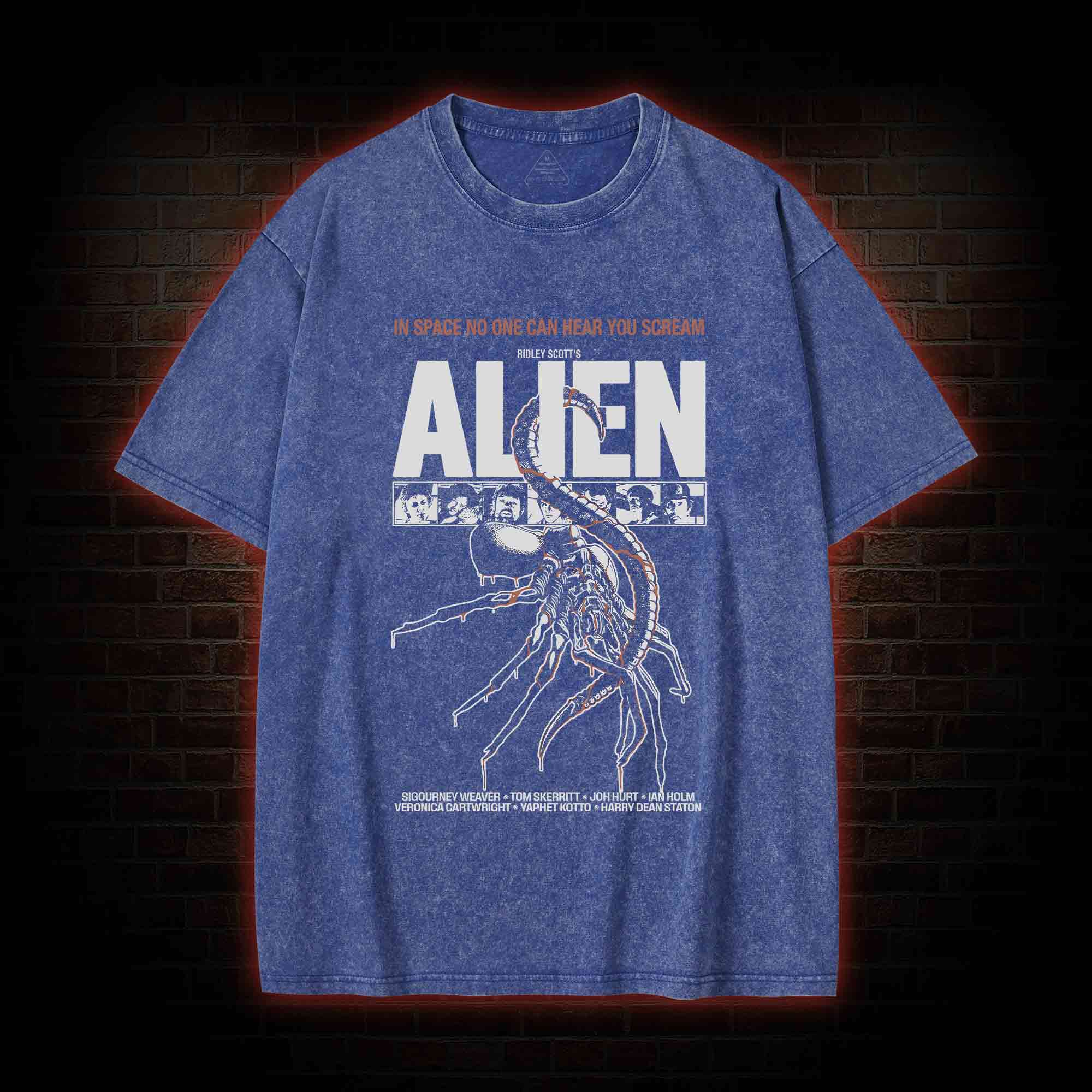 In Space No One can Hear You Scream Washed T-shirt