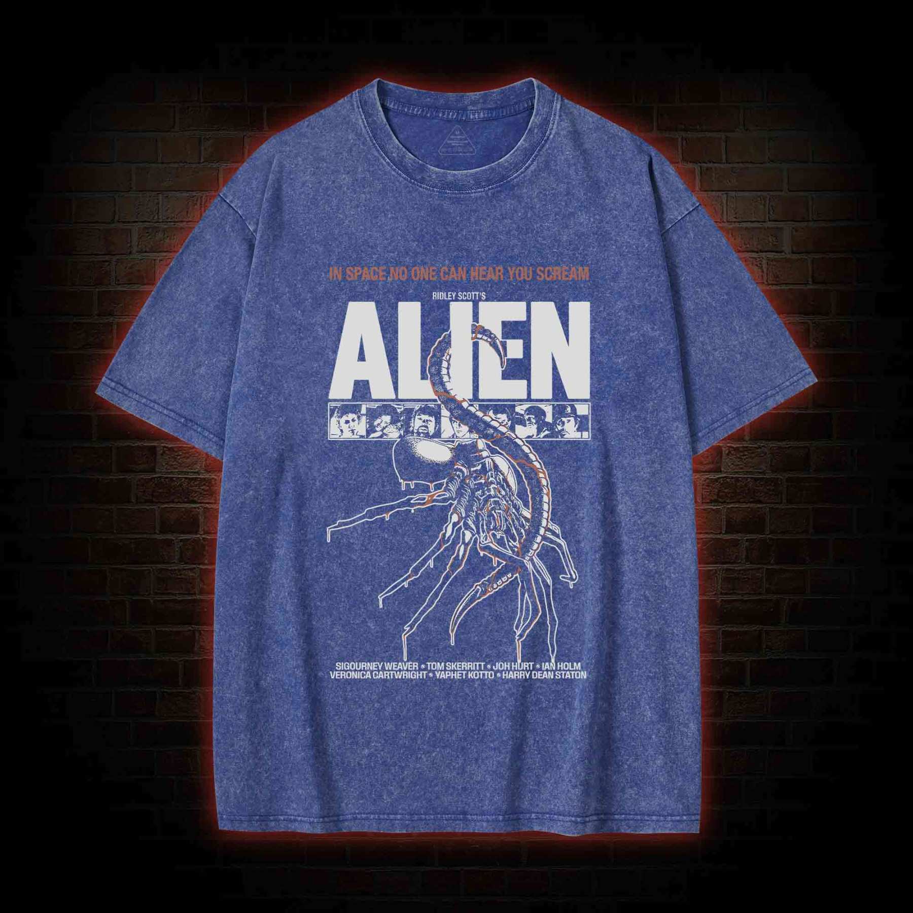 In Space No One can Hear You Scream Washed T-shirt
