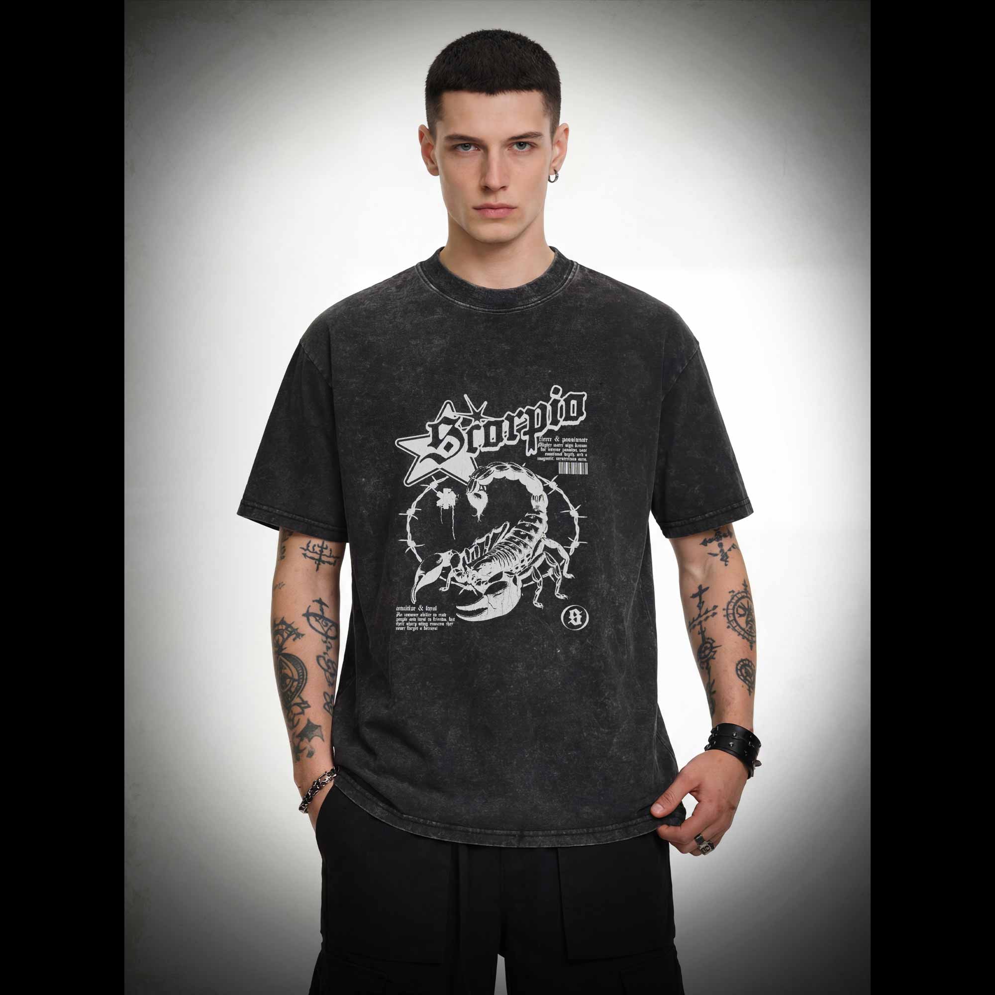 90s Horoscope Scorpio Washed T-shirt