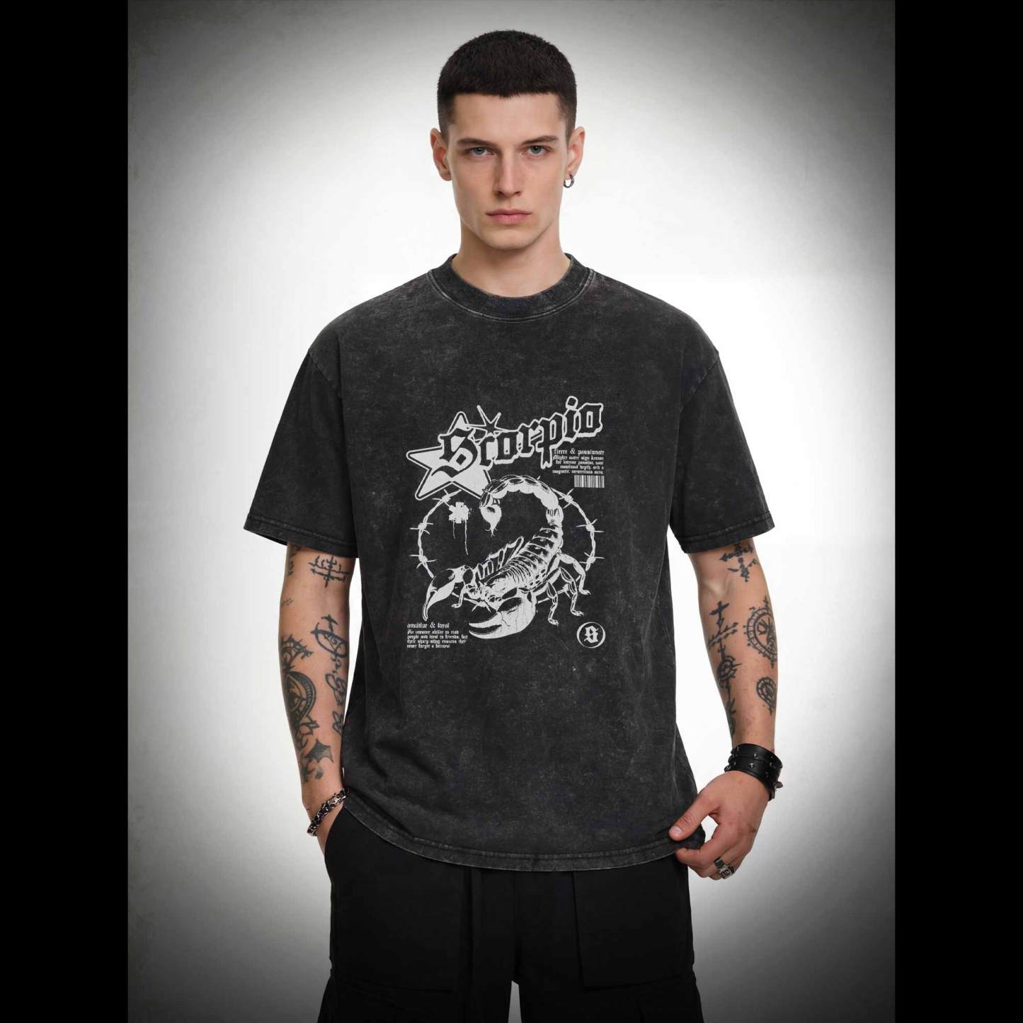 90s Horoscope Scorpio Washed T-shirt
