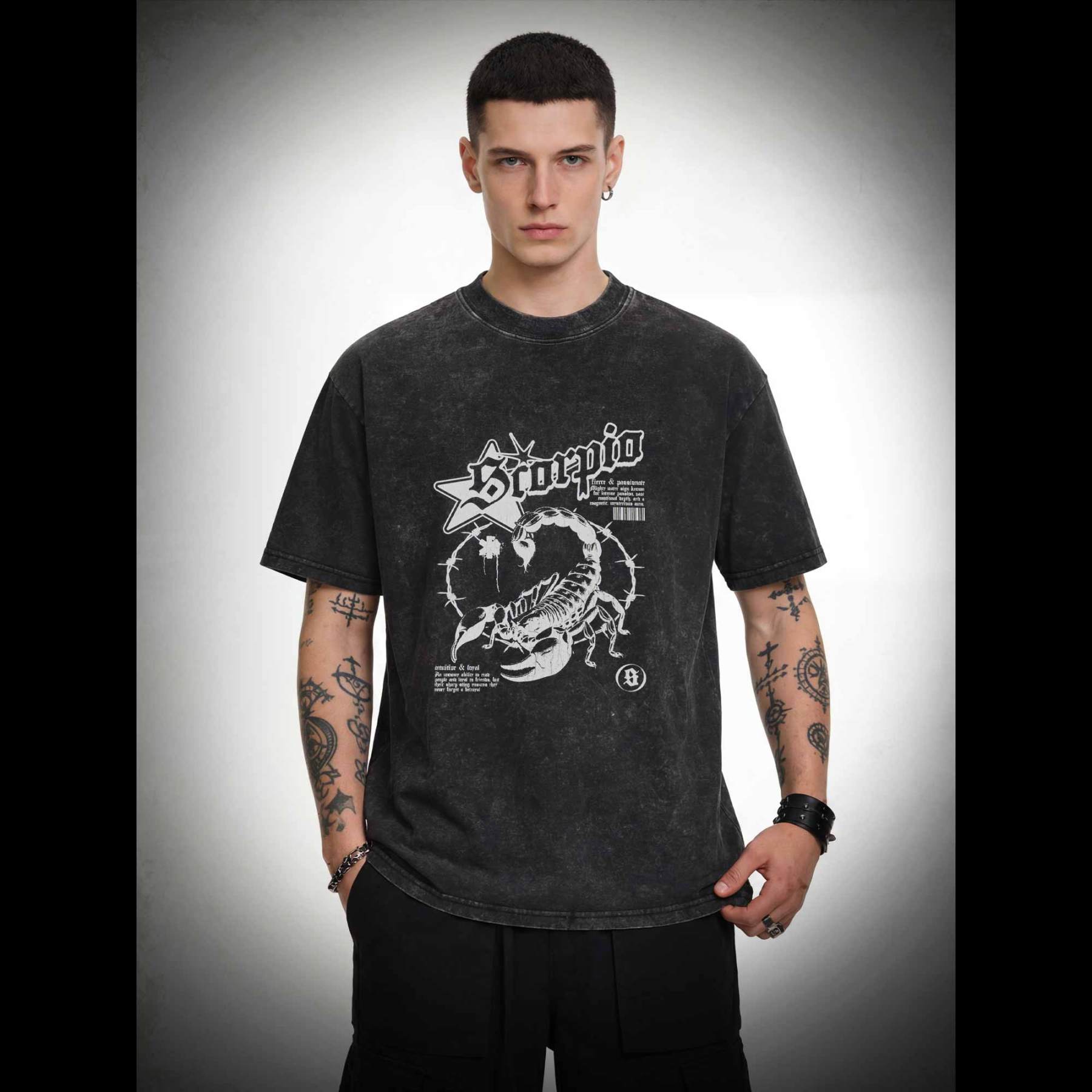 90s Horoscope Scorpio Washed T-shirt