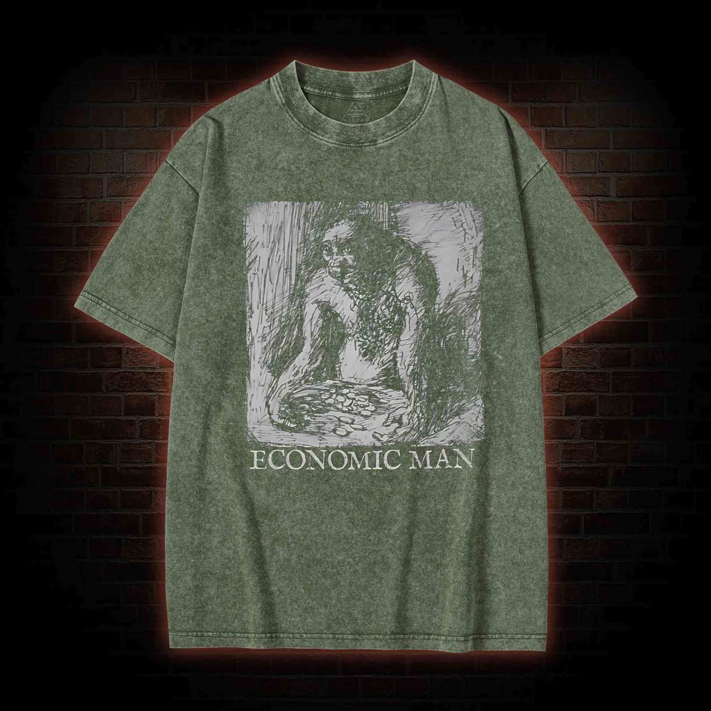 Economic Man Washed T-shirt