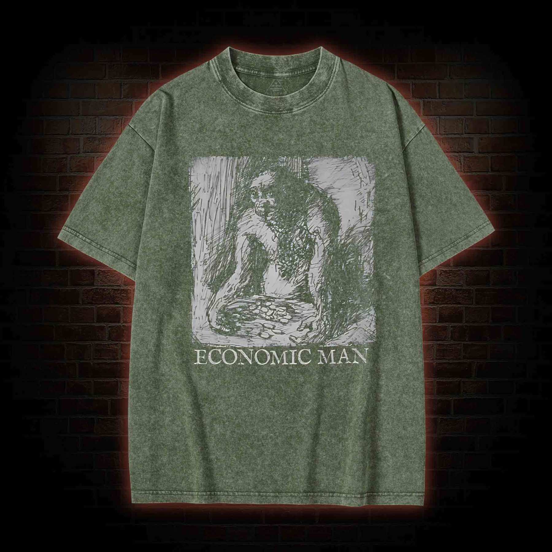 Economic Man Washed T-shirt