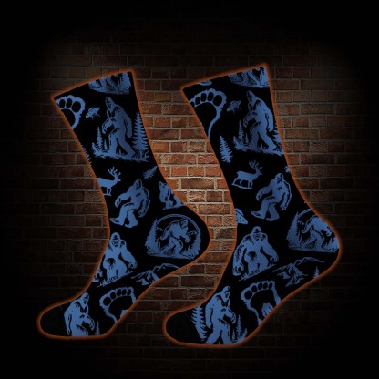 Funny Bigfoot Socks