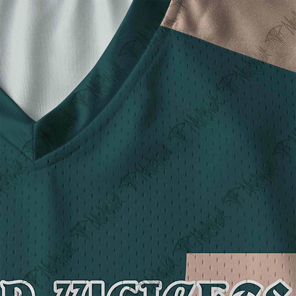 Conquer Weights Not Worlds V-Neck Long Sleeve Jersey