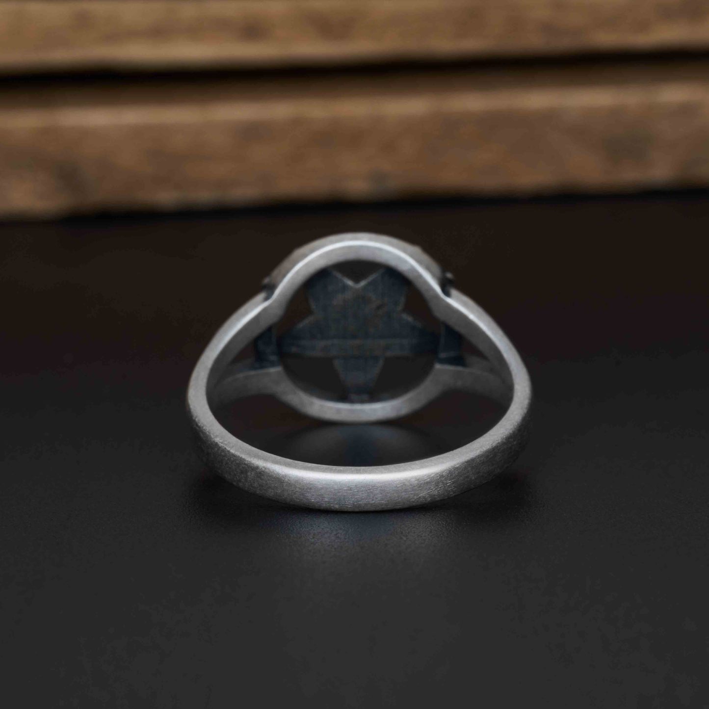 Baphomet Occult Sterling Silver Ring