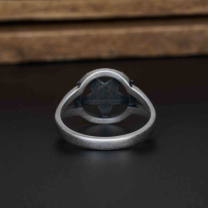 Baphomet Occult Sterling Silver Ring